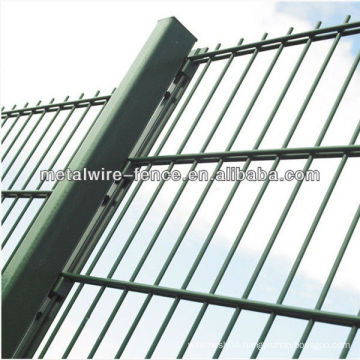 Manufacture supply powder coated double wire fence